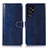 Coque Portefeuille Livre Cuir Etui Clapet D10Y pour Samsung Galaxy S23 Ultra 5G Bleu