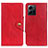 Coque Portefeuille Livre Cuir Etui Clapet D10Y pour Xiaomi Redmi Note 12 4G Rouge