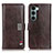 Coque Portefeuille Livre Cuir Etui Clapet D11Y pour Motorola Moto Edge S30 5G Marron