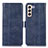 Coque Portefeuille Livre Cuir Etui Clapet D11Y pour Samsung Galaxy S24 5G Bleu