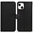 Coque Portefeuille Livre Cuir Etui Clapet DL1 pour Apple iPhone 14 Plus Noir