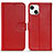 Coque Portefeuille Livre Cuir Etui Clapet DL1 pour Apple iPhone 14 Rose Rouge