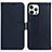 Coque Portefeuille Livre Cuir Etui Clapet DL1 pour Apple iPhone 15 Pro Max Bleu