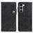 Coque Portefeuille Livre Cuir Etui Clapet DY01 pour Motorola Moto Edge S30 5G Noir