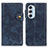 Coque Portefeuille Livre Cuir Etui Clapet DY01 pour Motorola Moto Edge X30 5G Bleu