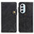 Coque Portefeuille Livre Cuir Etui Clapet DY01 pour Motorola Moto Edge X30 5G Noir