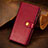 Coque Portefeuille Livre Cuir Etui Clapet F02 pour Apple iPhone 13 Mini Rouge