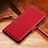 Coque Portefeuille Livre Cuir Etui Clapet H01 pour Apple iPhone 14 Pro Max Rouge