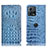 Coque Portefeuille Livre Cuir Etui Clapet H01P pour Motorola Moto Edge S30 Pro 5G Bleu Ciel