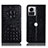 Coque Portefeuille Livre Cuir Etui Clapet H01P pour Motorola Moto Edge X30 Pro 5G Noir