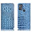Coque Portefeuille Livre Cuir Etui Clapet H01P pour Motorola Moto G50 Bleu Ciel