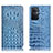 Coque Portefeuille Livre Cuir Etui Clapet H01P pour Oppo F21 Pro 5G Bleu Ciel