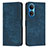 Coque Portefeuille Livre Cuir Etui Clapet H01X pour Huawei Honor X7 Bleu