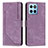 Coque Portefeuille Livre Cuir Etui Clapet H01X pour Huawei Honor X8 5G Violet