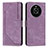 Coque Portefeuille Livre Cuir Etui Clapet H01X pour Huawei Honor X9 4G Violet