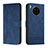 Coque Portefeuille Livre Cuir Etui Clapet H01X pour Huawei Nova 8i Bleu