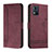 Coque Portefeuille Livre Cuir Etui Clapet H01X pour Motorola Moto E13 Rouge