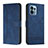 Coque Portefeuille Livre Cuir Etui Clapet H01X pour Motorola Moto Edge Plus (2023) 5G Bleu