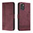 Coque Portefeuille Livre Cuir Etui Clapet H01X pour Nokia G60 5G Rouge