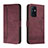 Coque Portefeuille Livre Cuir Etui Clapet H01X pour OnePlus 9 5G Rouge