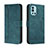 Coque Portefeuille Livre Cuir Etui Clapet H01X pour OnePlus 9R 5G Vert