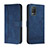 Coque Portefeuille Livre Cuir Etui Clapet H01X pour Realme 8 5G Bleu