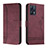 Coque Portefeuille Livre Cuir Etui Clapet H01X pour Realme 9 4G Rouge