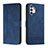 Coque Portefeuille Livre Cuir Etui Clapet H01X pour Samsung Galaxy A13 4G Bleu