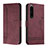 Coque Portefeuille Livre Cuir Etui Clapet H01X pour Sony Xperia 1 IV Rouge