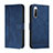 Coque Portefeuille Livre Cuir Etui Clapet H01X pour Sony Xperia 10 III SO-52B Bleu