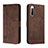 Coque Portefeuille Livre Cuir Etui Clapet H01X pour Sony Xperia L4 Marron