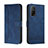 Coque Portefeuille Livre Cuir Etui Clapet H01X pour Xiaomi Mi 10T 5G Bleu
