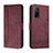 Coque Portefeuille Livre Cuir Etui Clapet H01X pour Xiaomi Mi 10T 5G Rouge