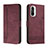 Coque Portefeuille Livre Cuir Etui Clapet H01X pour Xiaomi Mi 11X 5G Rouge