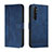 Coque Portefeuille Livre Cuir Etui Clapet H01X pour Xiaomi Mi Note 10 Lite Bleu