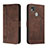 Coque Portefeuille Livre Cuir Etui Clapet H01X pour Xiaomi Redmi 10A 4G Marron