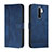 Coque Portefeuille Livre Cuir Etui Clapet H01X pour Xiaomi Redmi 9 Bleu