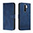 Coque Portefeuille Livre Cuir Etui Clapet H01X pour Xiaomi Redmi 9 Prime India Bleu