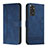 Coque Portefeuille Livre Cuir Etui Clapet H01X pour Xiaomi Redmi Note 11 4G (2022) Bleu