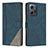 Coque Portefeuille Livre Cuir Etui Clapet H01X pour Xiaomi Redmi Note 12 4G Bleu