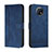 Coque Portefeuille Livre Cuir Etui Clapet H01X pour Xiaomi Redmi Note 9 5G Bleu