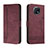 Coque Portefeuille Livre Cuir Etui Clapet H01X pour Xiaomi Redmi Note 9 5G Rouge