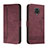 Coque Portefeuille Livre Cuir Etui Clapet H01X pour Xiaomi Redmi Note 9 Pro Max Rouge