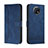 Coque Portefeuille Livre Cuir Etui Clapet H01X pour Xiaomi Redmi Note 9T 5G Bleu