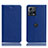 Coque Portefeuille Livre Cuir Etui Clapet H02P pour Motorola Moto Edge S30 Pro 5G Bleu