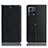 Coque Portefeuille Livre Cuir Etui Clapet H02P pour Motorola Moto Edge S30 Pro 5G Noir