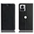 Coque Portefeuille Livre Cuir Etui Clapet H02P pour Motorola Moto Edge X30 Pro 5G Noir