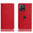 Coque Portefeuille Livre Cuir Etui Clapet H02P pour Motorola Moto S30 Pro 5G Rouge