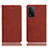 Coque Portefeuille Livre Cuir Etui Clapet H02P pour Oppo A93s 5G Marron