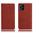 Coque Portefeuille Livre Cuir Etui Clapet H02P pour Oppo Find X3 5G Marron